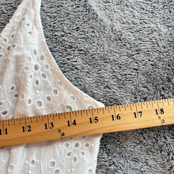 Simplee Eyelet Lace Maxi Dress XS Babydoll Coquette Cottagecore Romantic 19773 - Picture 3 of 12